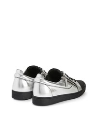 mehrfarbige Leder niedrige Sneakers von Giuseppe Zanotti