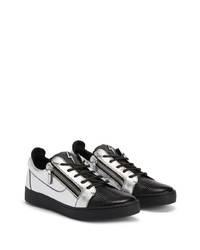 mehrfarbige Leder niedrige Sneakers von Giuseppe Zanotti