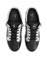 mehrfarbige Leder niedrige Sneakers von Giuseppe Zanotti