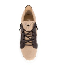 mehrfarbige Leder niedrige Sneakers von Giuseppe Zanotti