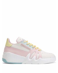 mehrfarbige Leder niedrige Sneakers von Giuseppe Zanotti