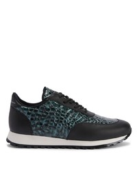 mehrfarbige Leder niedrige Sneakers von Giuseppe Zanotti