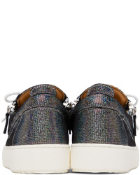 mehrfarbige Leder niedrige Sneakers von Giuseppe Zanotti