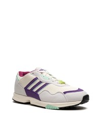 mehrfarbige Leder niedrige Sneakers von adidas