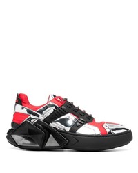 mehrfarbige Leder niedrige Sneakers von Hide&Jack