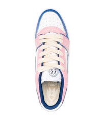 mehrfarbige Leder niedrige Sneakers von Enterprise Japan