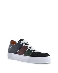 mehrfarbige Leder niedrige Sneakers von Ermenegildo Zegna XXX