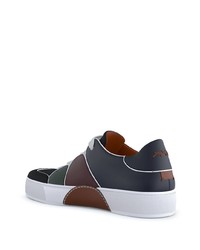 mehrfarbige Leder niedrige Sneakers von Ermenegildo Zegna XXX