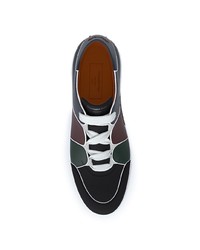 mehrfarbige Leder niedrige Sneakers von Ermenegildo Zegna XXX