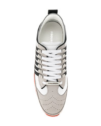 mehrfarbige Leder niedrige Sneakers von DSQUARED2