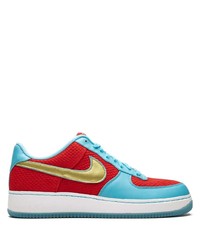 mehrfarbige Leder niedrige Sneakers von Nike