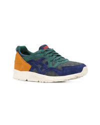 mehrfarbige Leder niedrige Sneakers von Asics