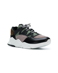 mehrfarbige Leder niedrige Sneakers von Kiton