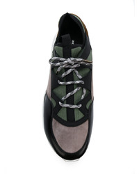 mehrfarbige Leder niedrige Sneakers von Kiton