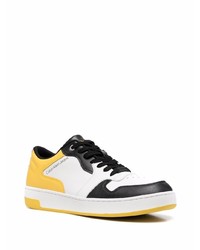 mehrfarbige Leder niedrige Sneakers von Calvin Klein