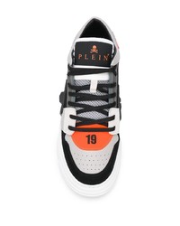 mehrfarbige Leder niedrige Sneakers von Philipp Plein