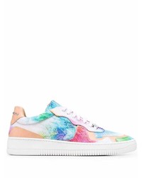 mehrfarbige Leder niedrige Sneakers von Philipp Plein