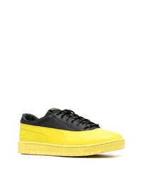 mehrfarbige Leder niedrige Sneakers von Puma