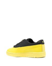 mehrfarbige Leder niedrige Sneakers von Puma