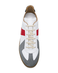 mehrfarbige Leder niedrige Sneakers von Maison Margiela