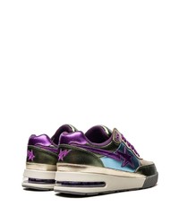 mehrfarbige Leder niedrige Sneakers von A Bathing Ape