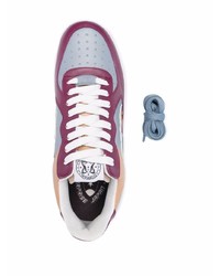 mehrfarbige Leder niedrige Sneakers von Enterprise Japan