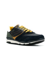 mehrfarbige Leder niedrige Sneakers von Geox