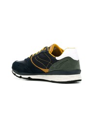 mehrfarbige Leder niedrige Sneakers von Geox