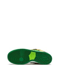 mehrfarbige Leder niedrige Sneakers von Nike