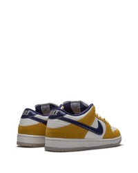 mehrfarbige Leder niedrige Sneakers von Nike