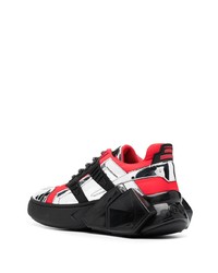 mehrfarbige Leder niedrige Sneakers von Hide&Jack