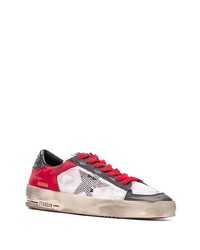 mehrfarbige Leder niedrige Sneakers von Golden Goose