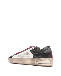 mehrfarbige Leder niedrige Sneakers von Golden Goose