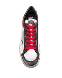 mehrfarbige Leder niedrige Sneakers von Golden Goose