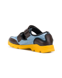 mehrfarbige Leder niedrige Sneakers von Marni