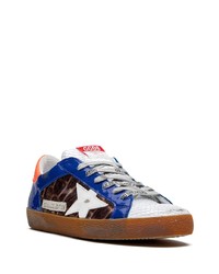 mehrfarbige Leder niedrige Sneakers von Golden Goose