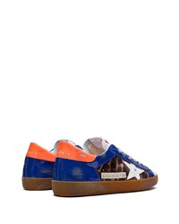 mehrfarbige Leder niedrige Sneakers von Golden Goose