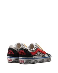 mehrfarbige Leder niedrige Sneakers von Vans