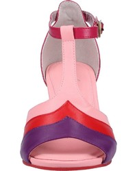 mehrfarbige Leder Sandaletten von Lola Ramona