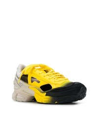 mehrfarbige Leder Sportschuhe von Adidas By Raf Simons