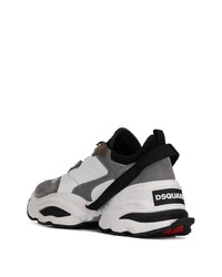 mehrfarbige Leder Sportschuhe von DSQUARED2