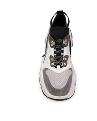 mehrfarbige Leder Sportschuhe von DSQUARED2