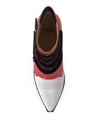 mehrfarbige Leder Stiefeletten von Toga Pulla