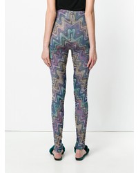 mehrfarbige Leggings von Missoni Vintage