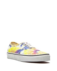 mehrfarbige Mit Batikmuster Segeltuch niedrige Sneakers von Vans