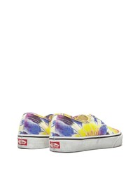 mehrfarbige Mit Batikmuster Segeltuch niedrige Sneakers von Vans