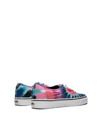 mehrfarbige Mit Batikmuster Segeltuch niedrige Sneakers von Vans