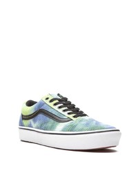 mehrfarbige Mit Batikmuster Segeltuch niedrige Sneakers von Vans