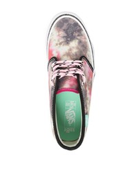 mehrfarbige Mit Batikmuster Segeltuch niedrige Sneakers von Vans