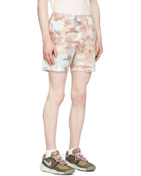 mehrfarbige Mit Batikmuster Sportshorts von Afield Out